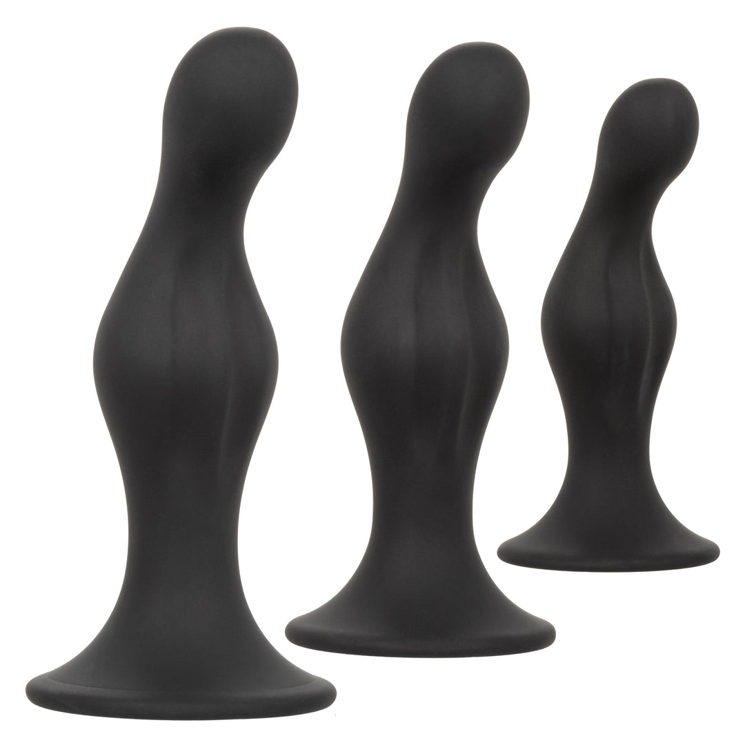 Silicone Anal Ripple Kit - Black