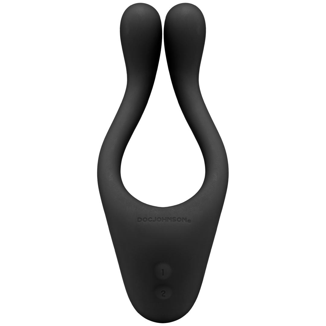 Tryst Multi Erogenous Zone Silicone Massager - Black