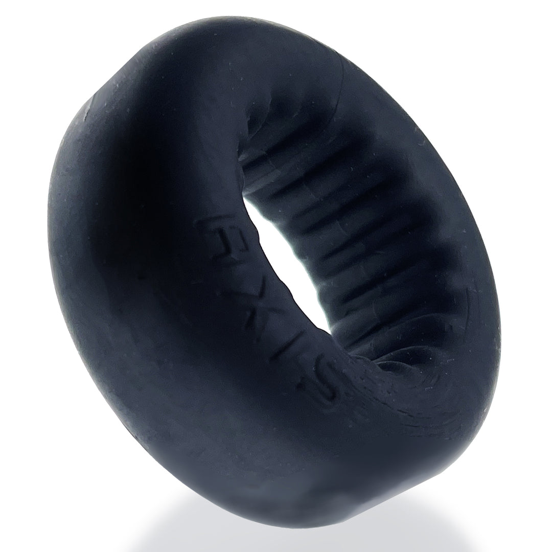 Axis - Rib Griphold Cockring - Black Ice