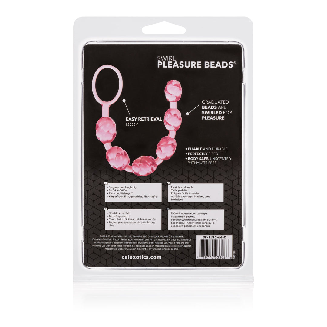 Swirl Pleasure Beads - Pink