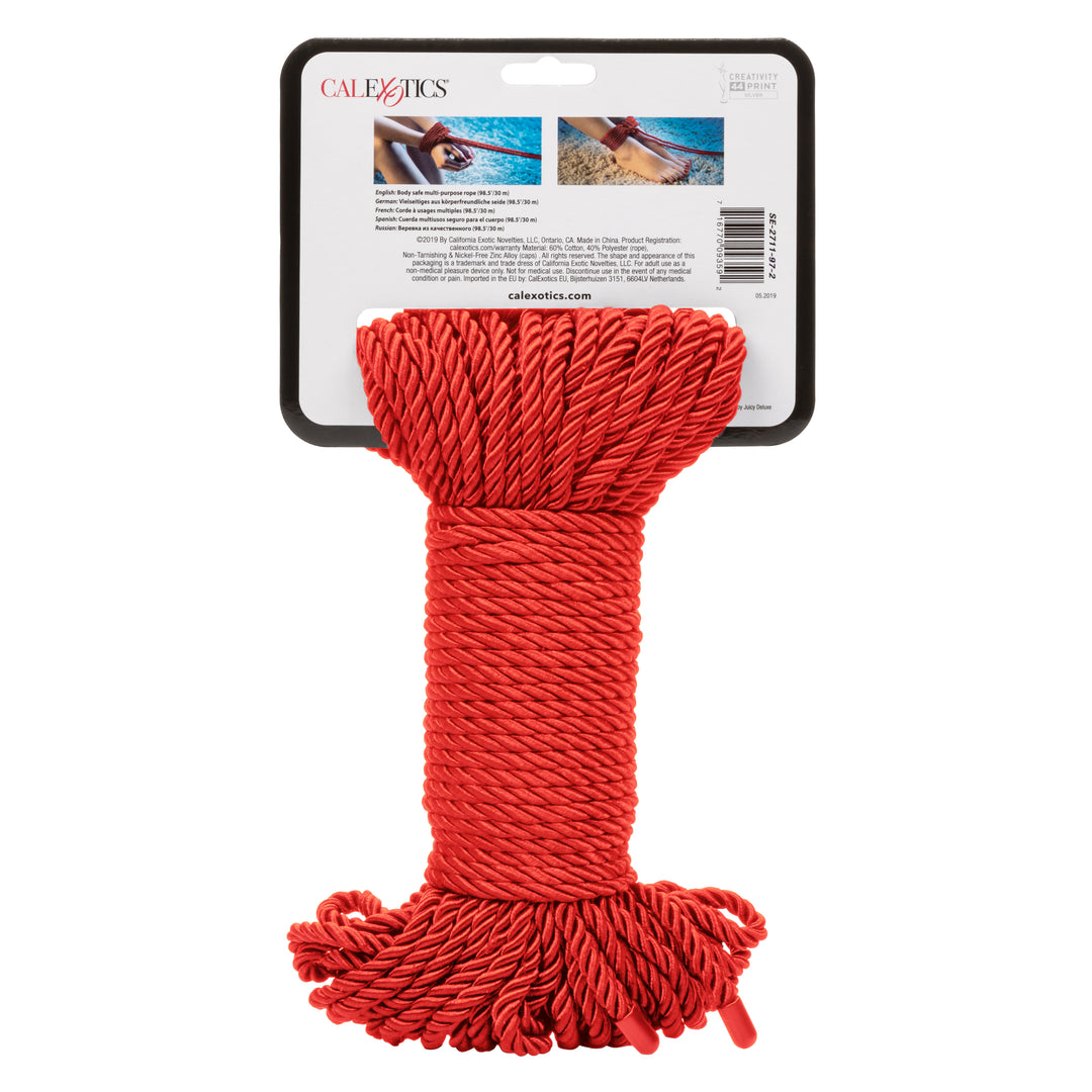 Scandal BDSM Rope 98.5ft/ 30m - Red