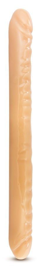 B Yours 18 Inch Double Dildo - Beige