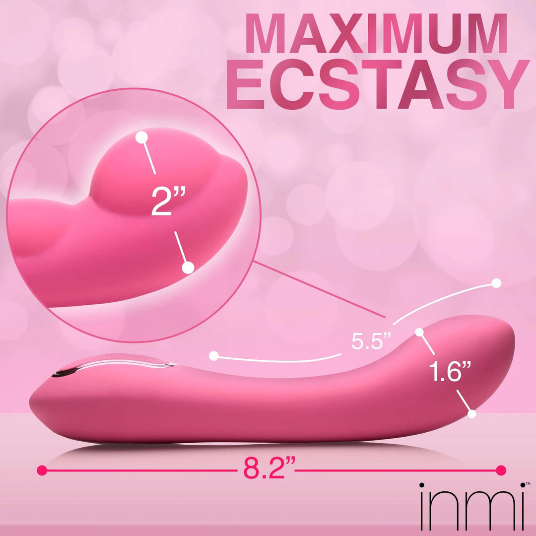 Extreme-G Inflating G-Spot Silicone Vibrator -  Pink