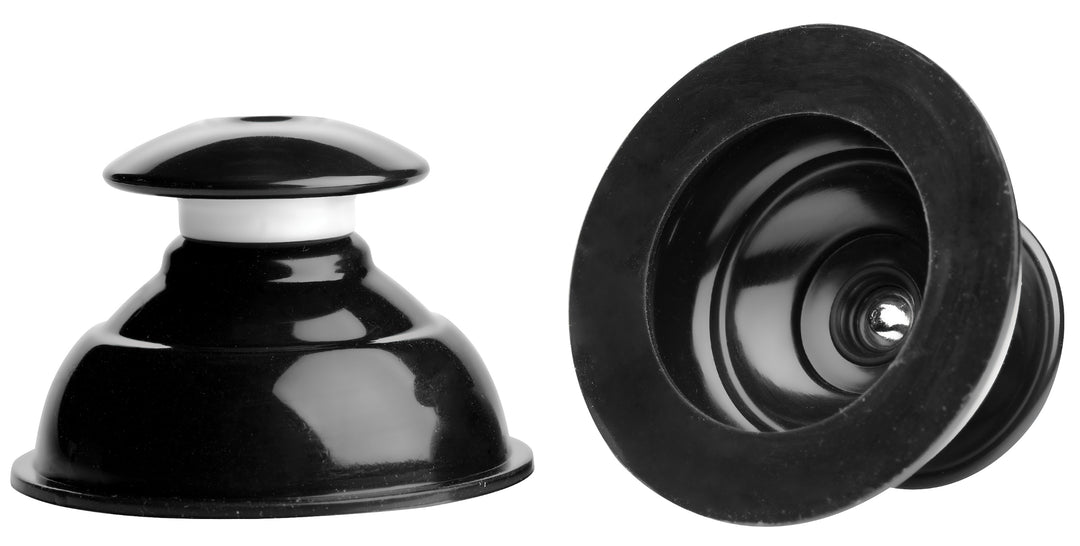 Master Series - Plungers Extreme Suction Nipple  Suckers - Black