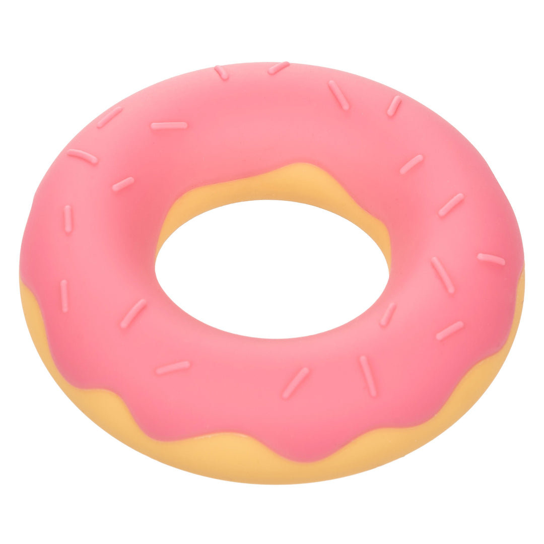 Naughty Bits Dickin’ Donuts Silicone Donut Cock  Ring - Pink