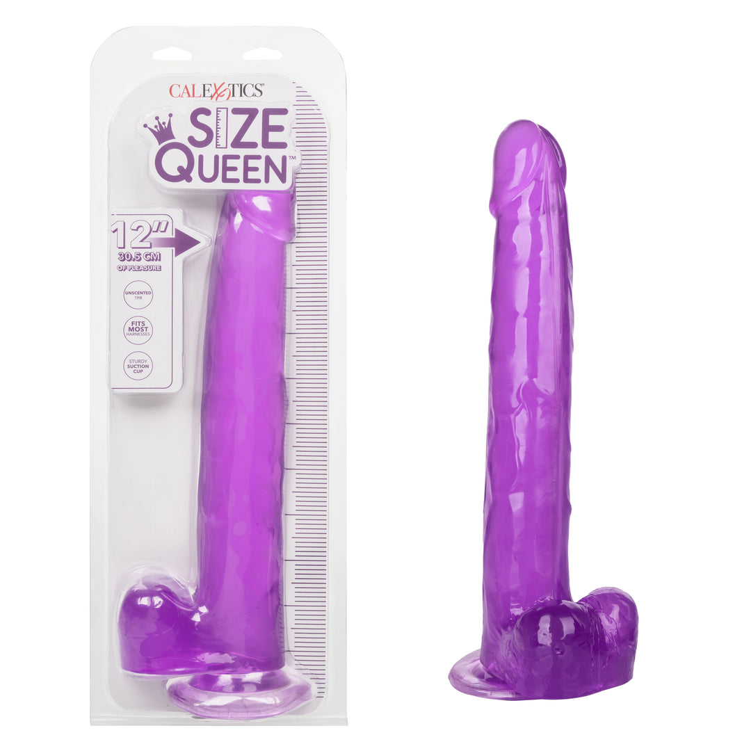 Size Queen 12 inch/30.5 Cm  - Purple