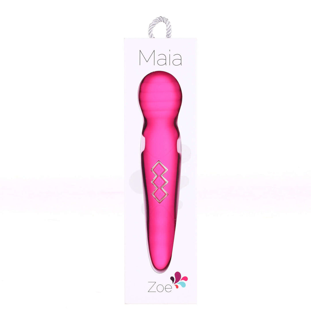 Zoe Twisty Dual Vibrating Pleasure Wand - Pink