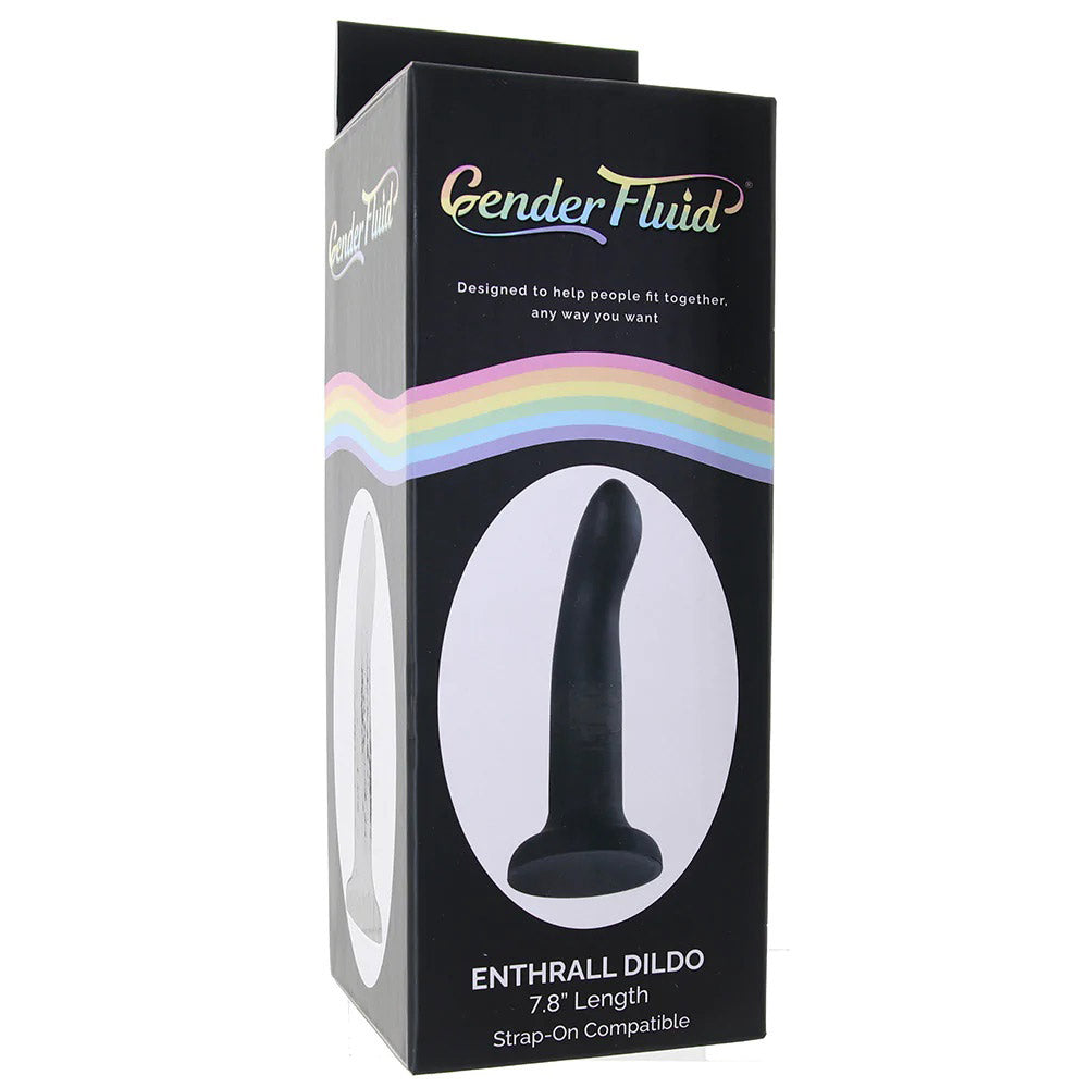 Gender Fluid Enthrall Dildo 7.8 Inch - Black