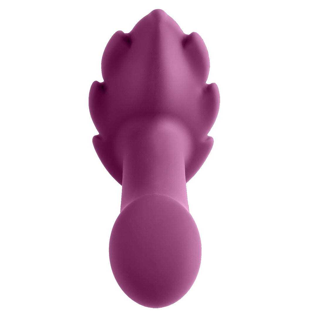 Partner Panty Leaf Vibrator With Remote Control -  Plum