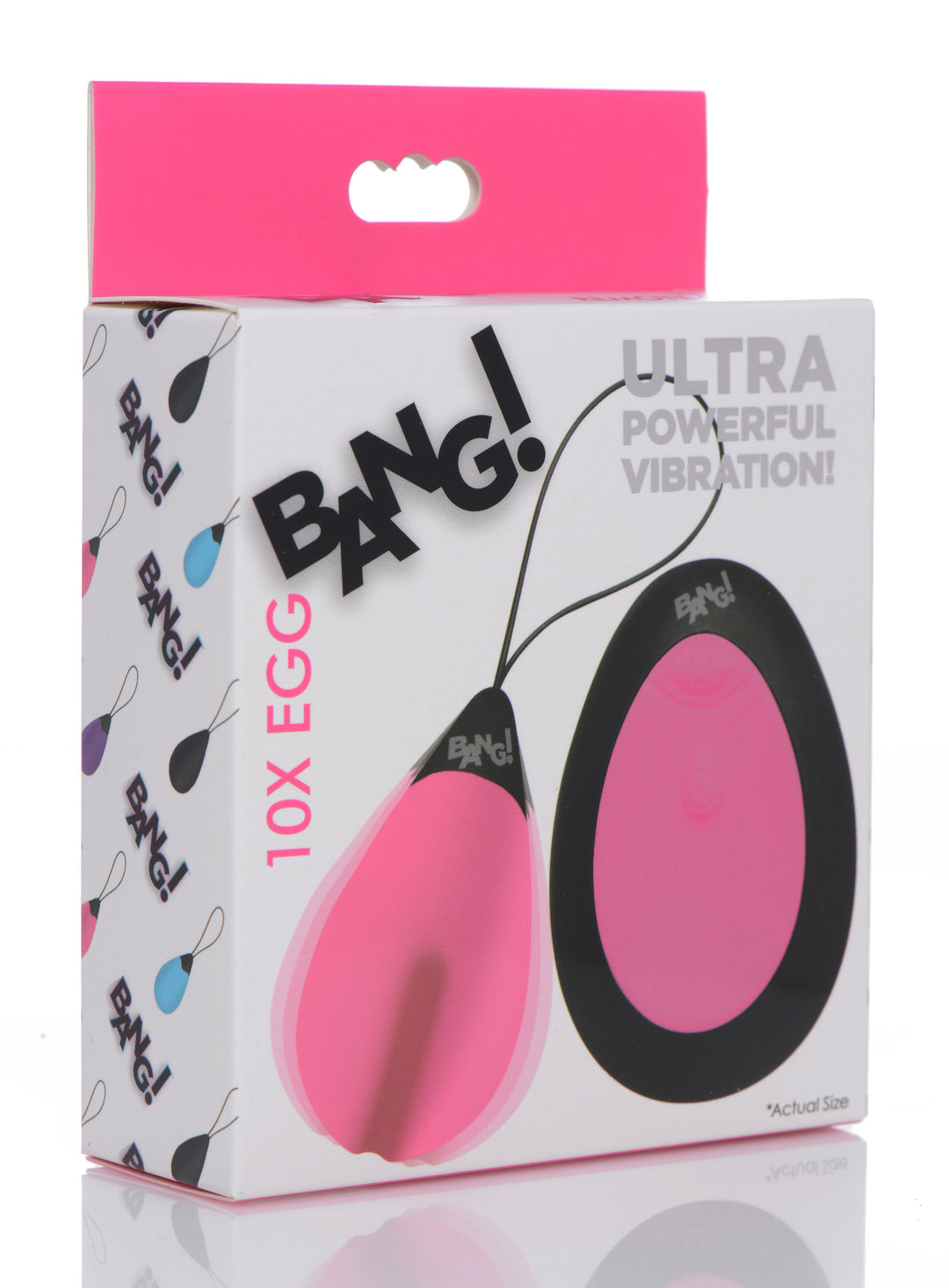 Bang - 10x Silicone Vibrating Egg - Pink