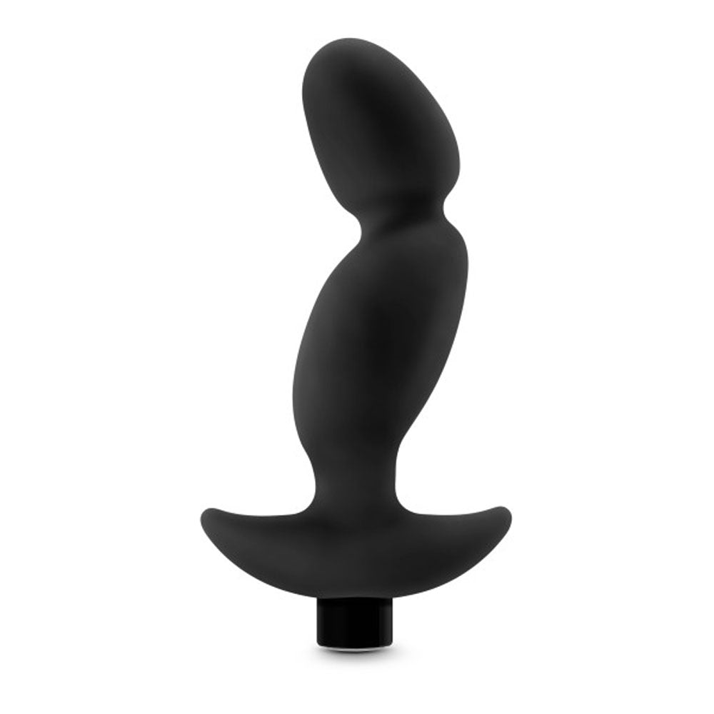 Anal Adventures - Platinum - Silicone Vibrating  Prostate Massager 04 -Black