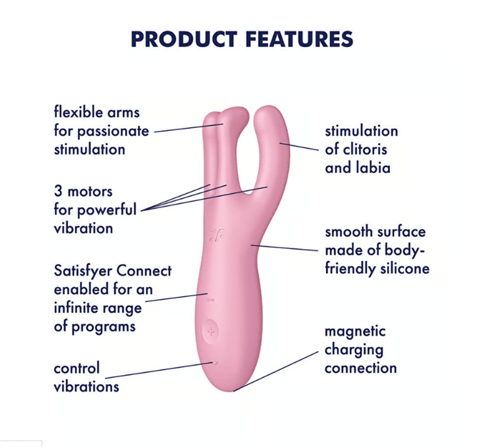 Satisfyer Threesome 4 - Pink