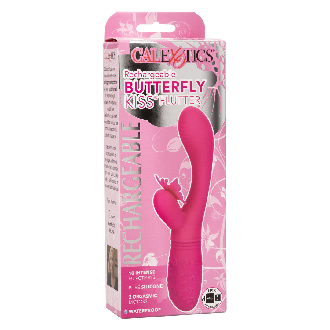 Rechargeable Butterfly Kiss Flutter - Pink