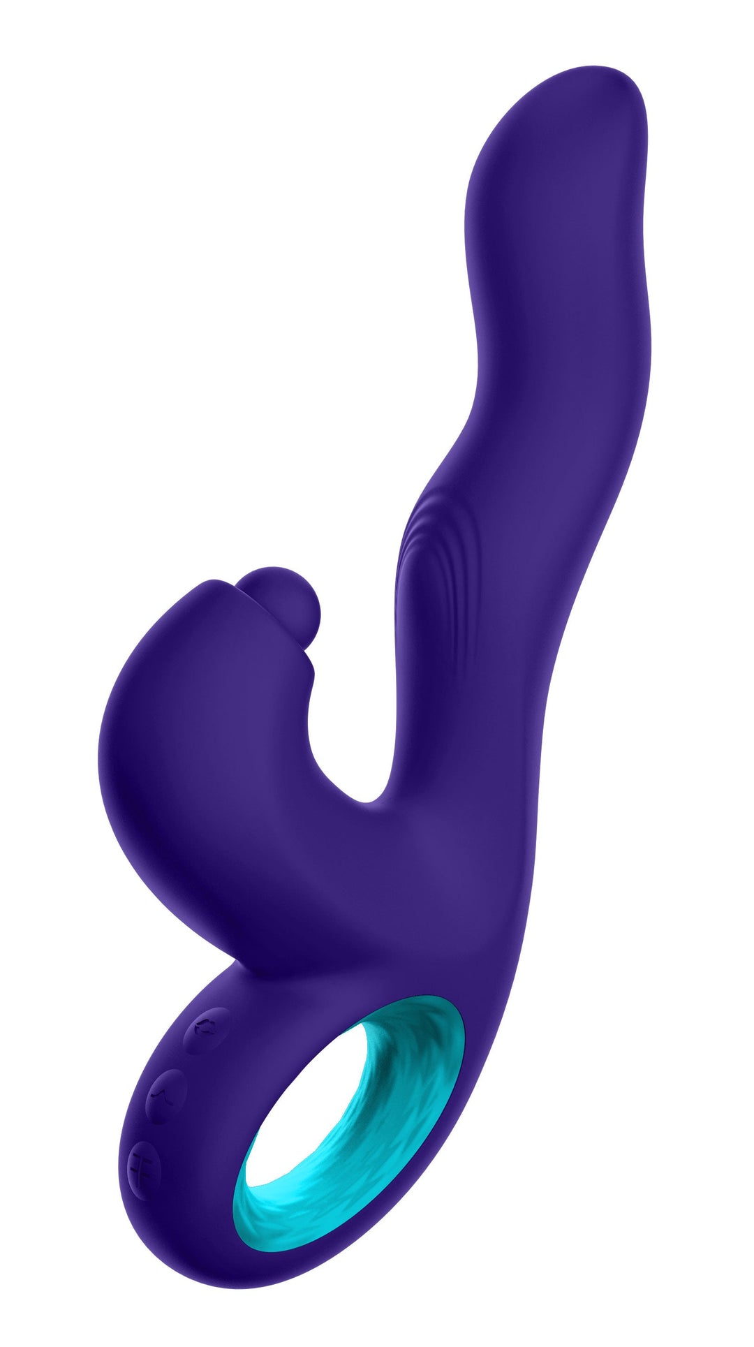 Klio Triple Action Thumping Rabbit Vibrator - Dark Purple