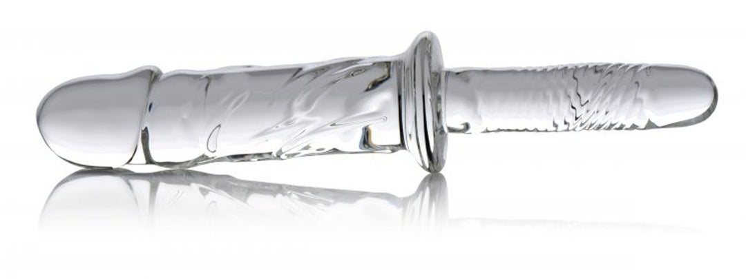 Brutus Glass Dildo Thruster - Clear