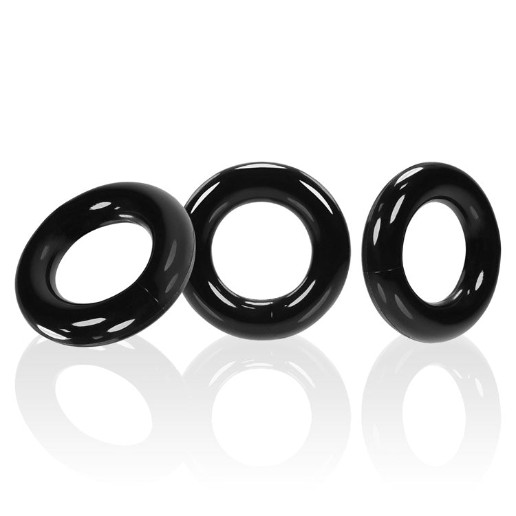 Willy Rings 3-Pack Cockrings - Black