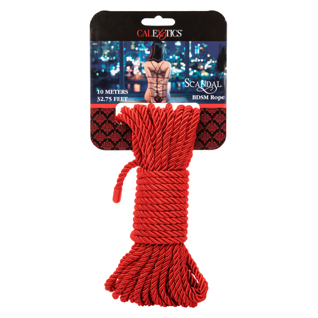 Scandal BDSM Rope 32.75ft/ 10m - Red