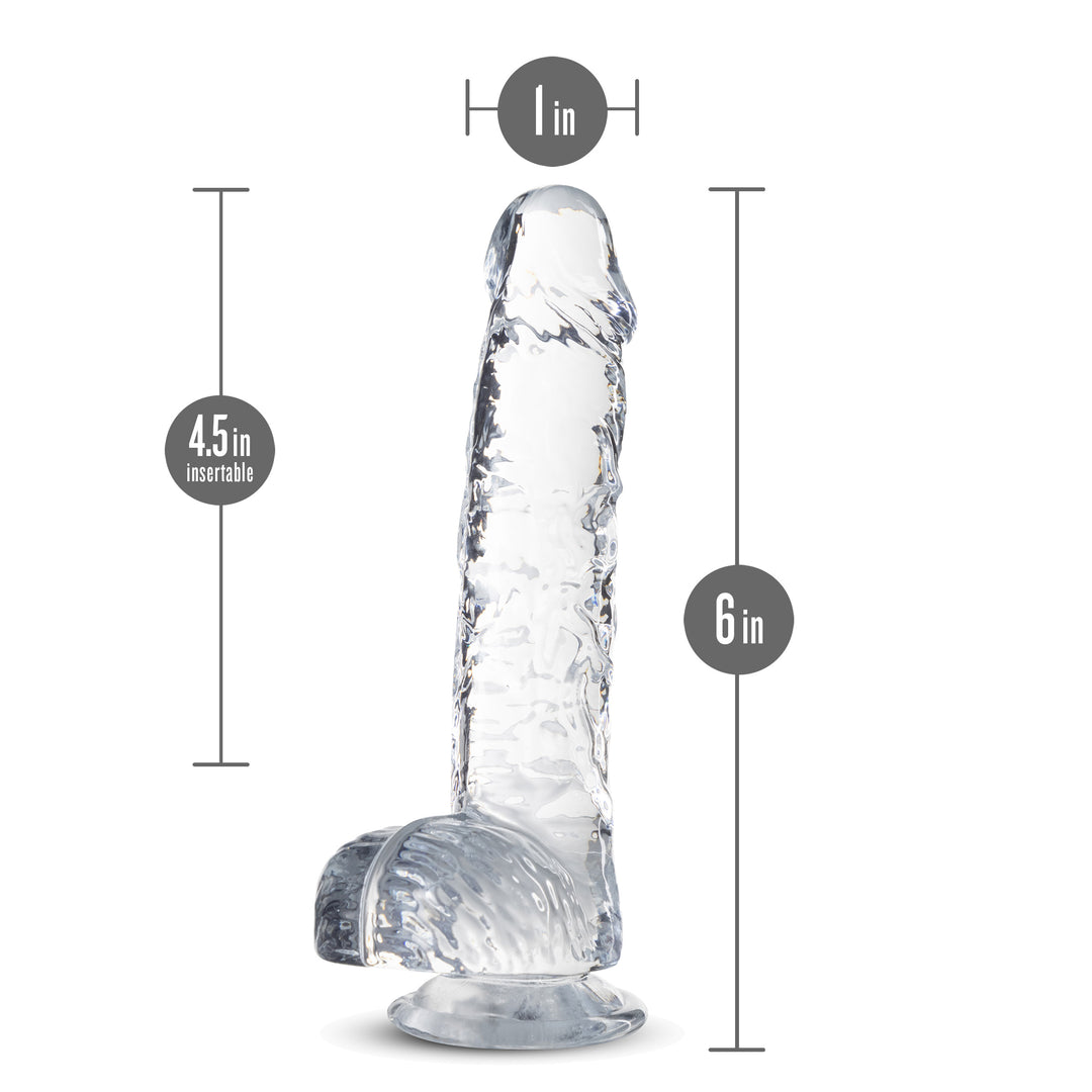 Naturally Yours - 6 Inch Crystalline Dildo -  Diamond