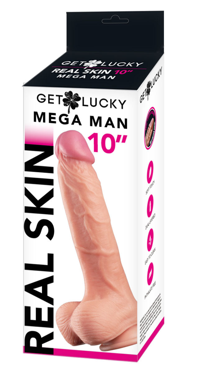 Get Lucky 10 Inch Mega Man Dildo