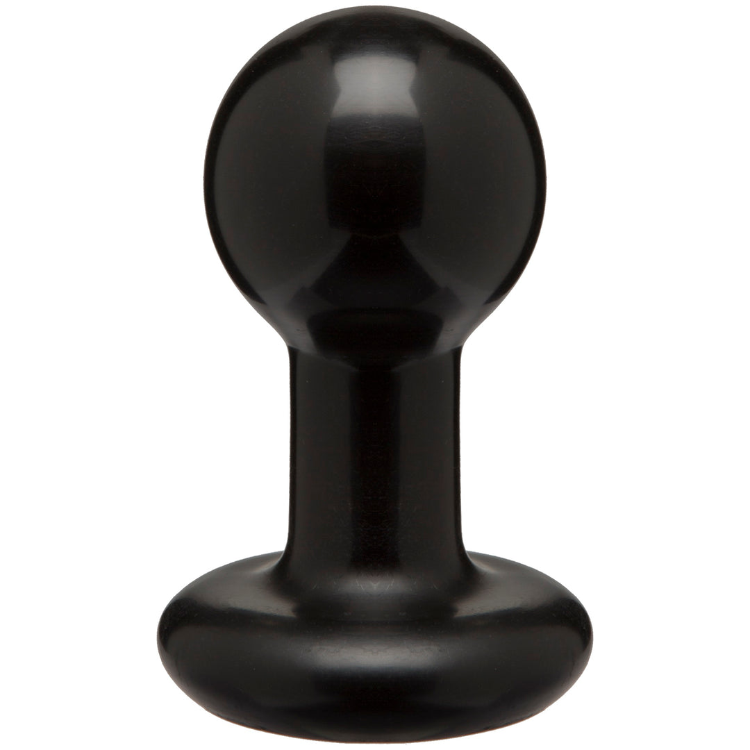 Round Butt Plug - Small - Black