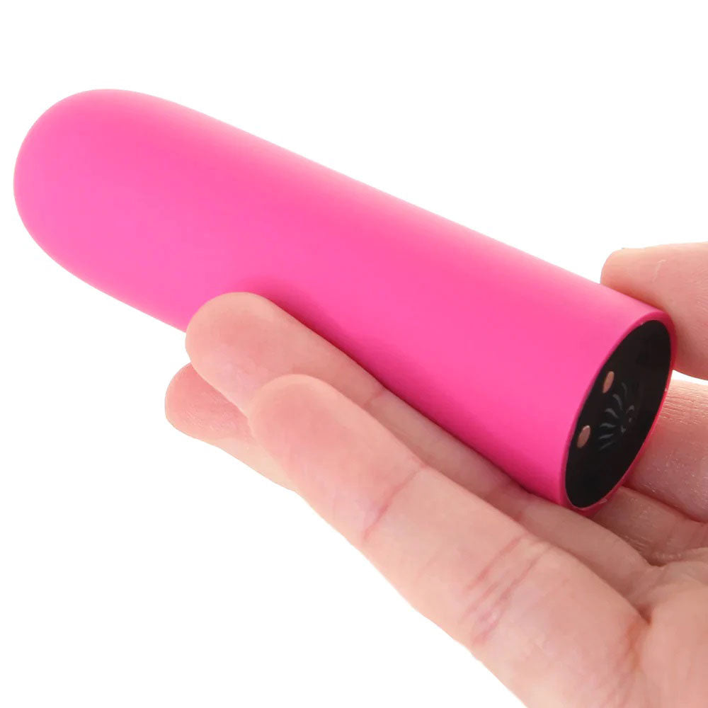 Pink Pussycat Vibrating Silicone Bullet - Pink