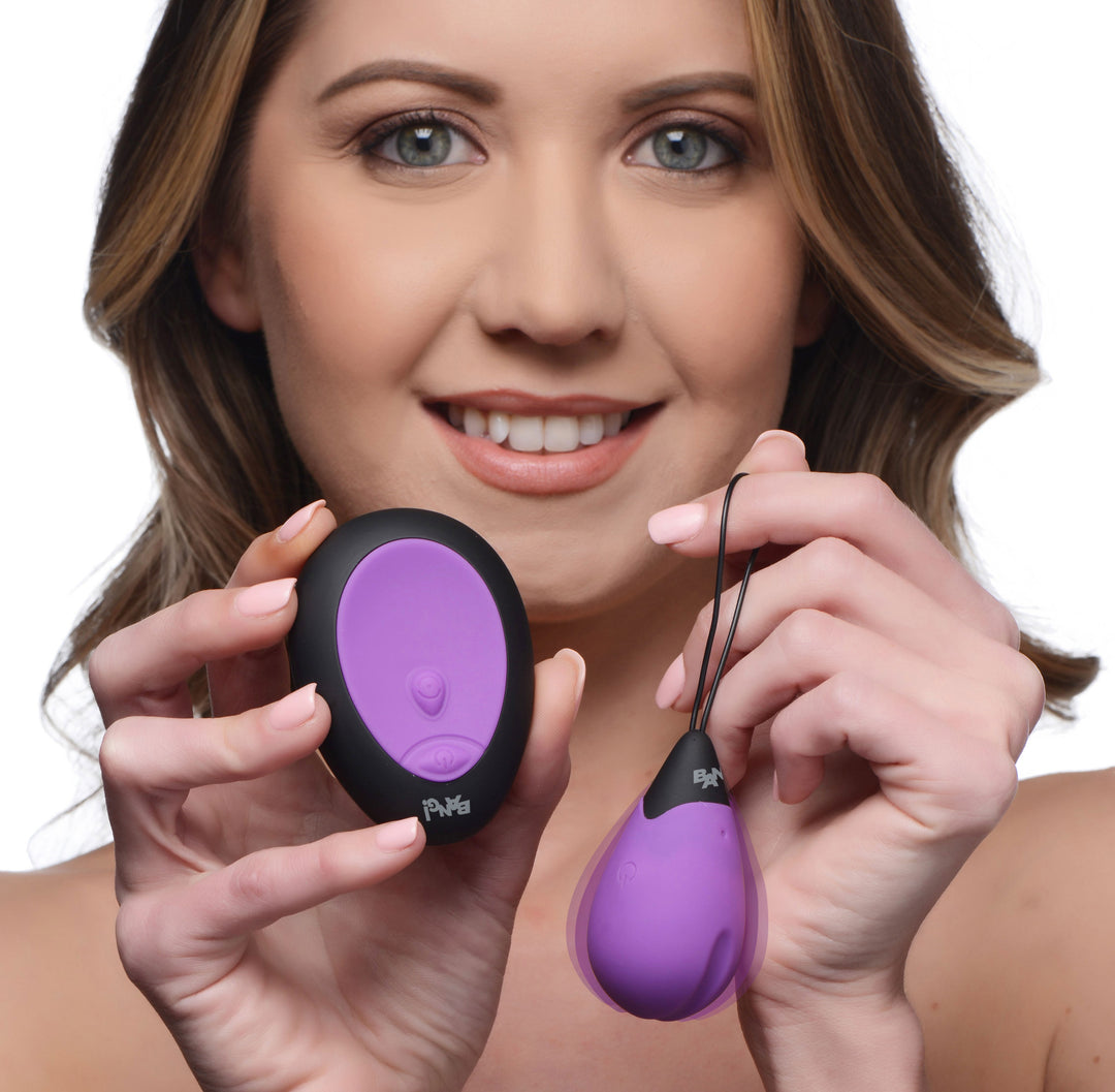 Bang - 10x Silicone Vibrating Egg - Purple