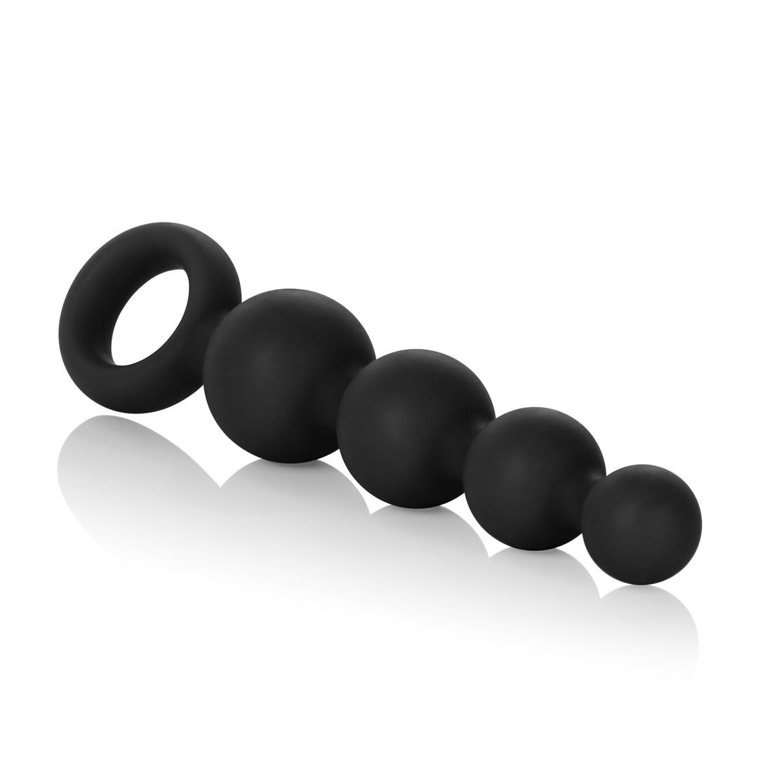 Silicone Booty Beads - Black