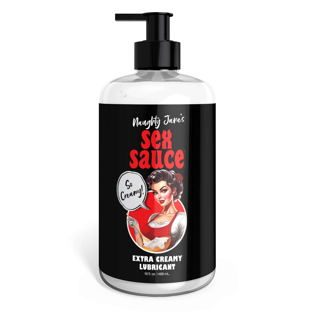 Naughty Jane's Sex Sauce Extra Creamy Lubricant 16 Oz