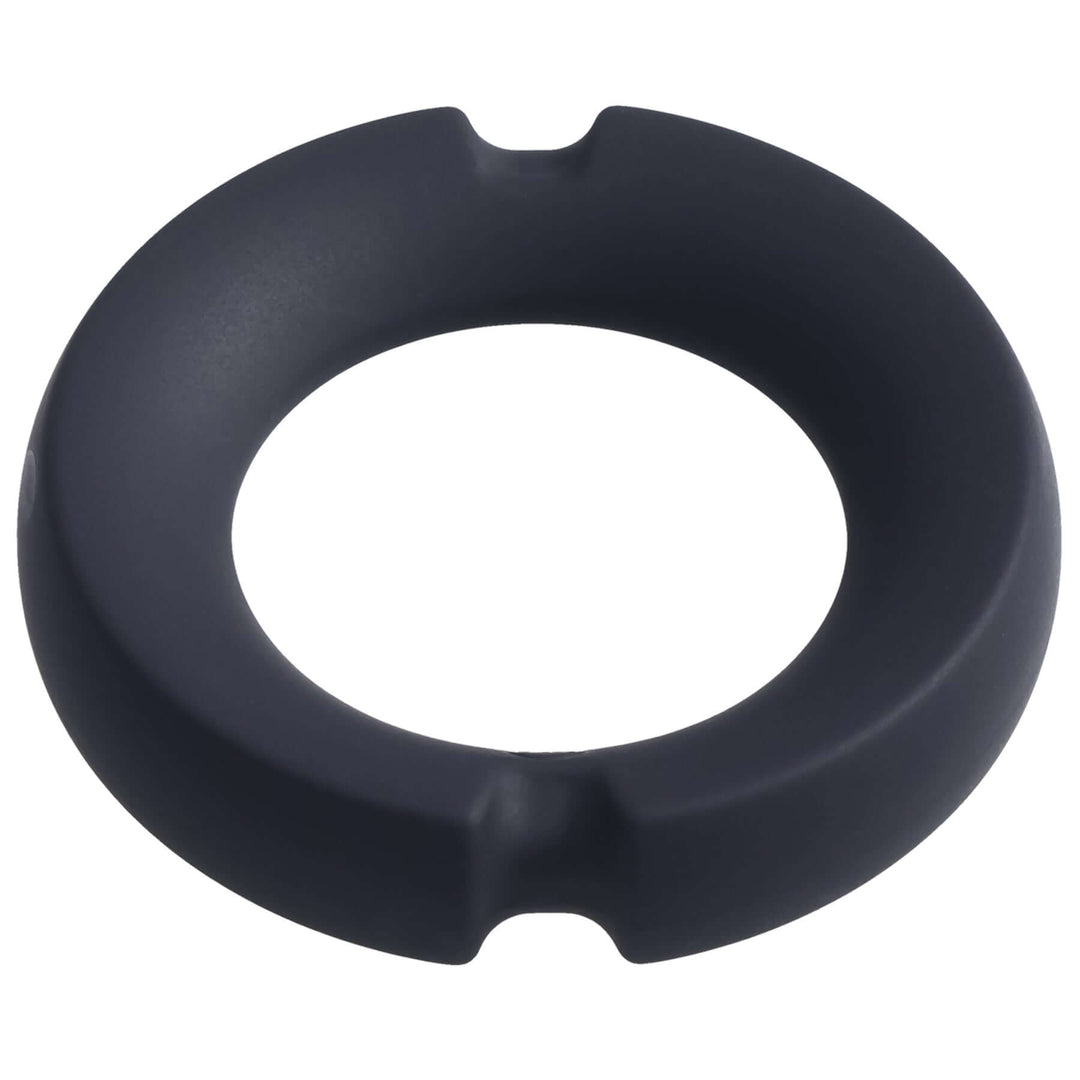 Merci - the Paradox - Silicone Covered Metal Cock Ring - 35mm - Black