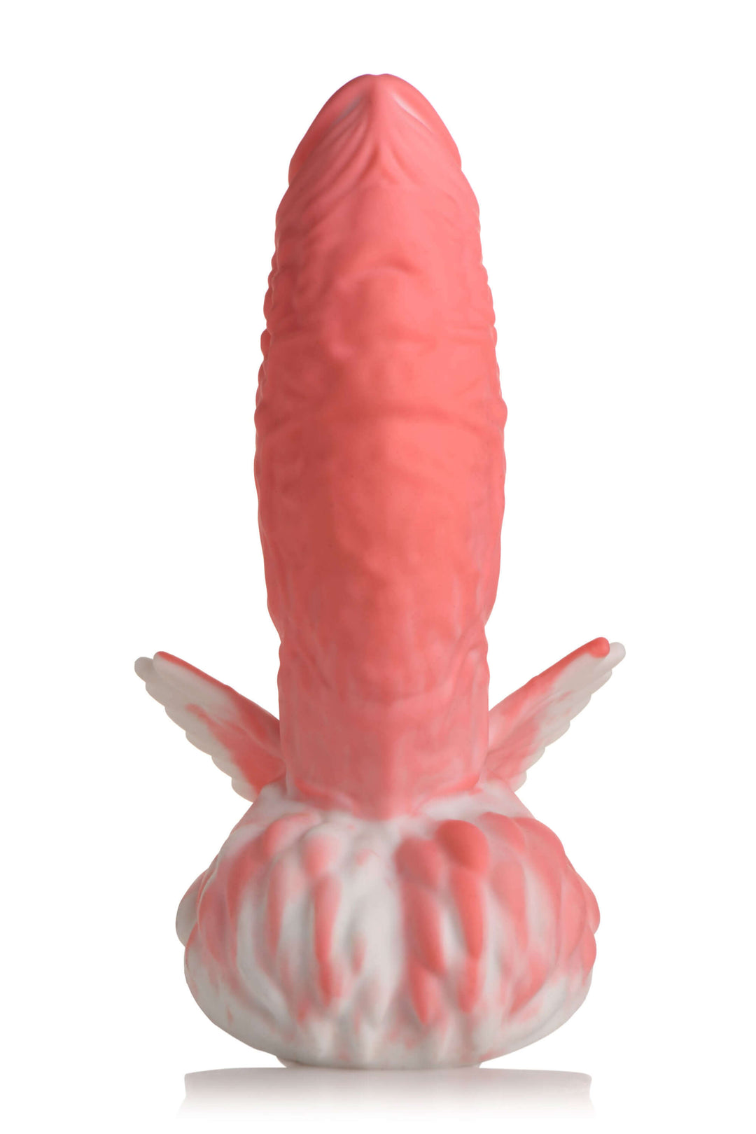 Pegasus Pecker Winged Silicone Dildo - Pink/white