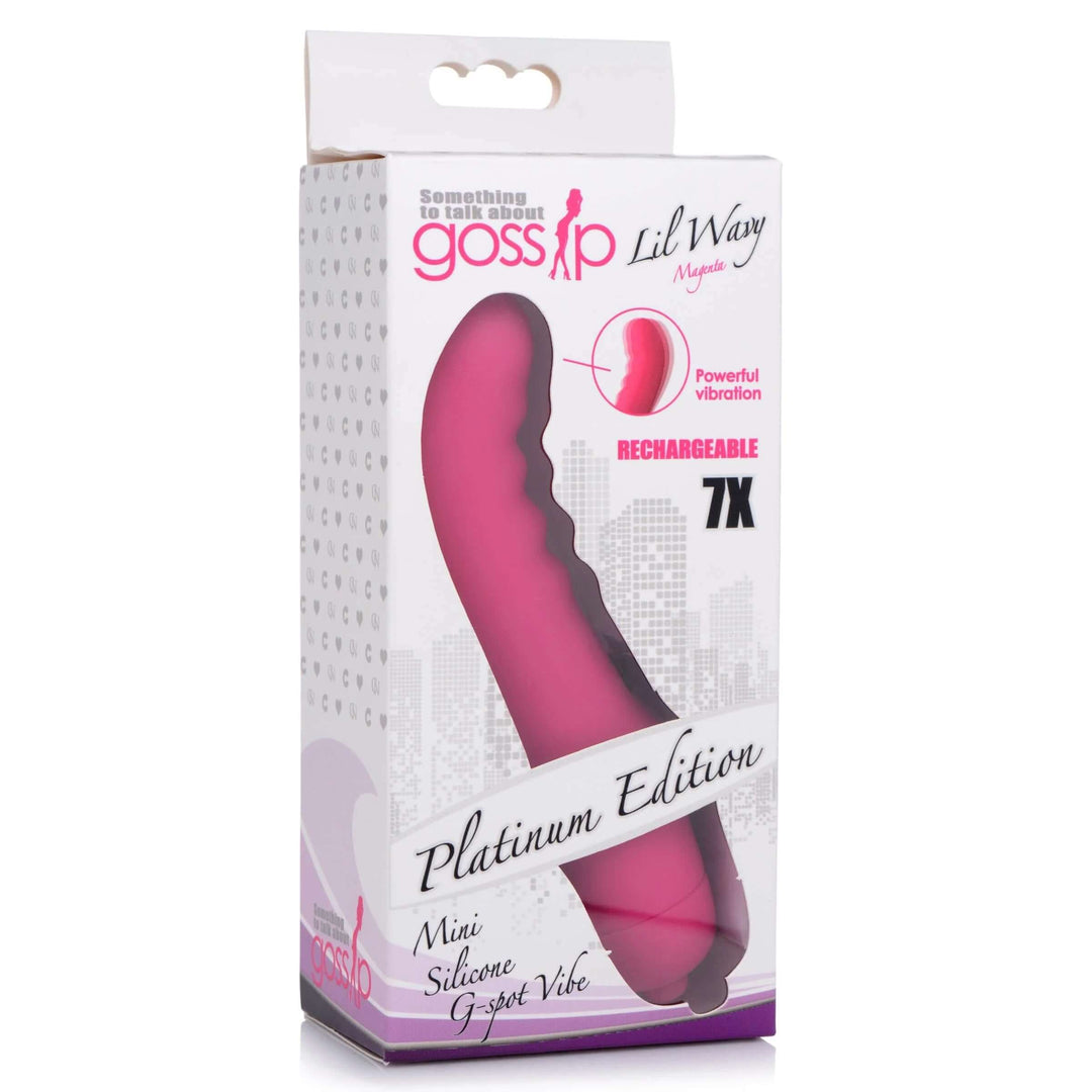 Lil Wavy Mini Silicone G-Spot Vibe - Magenta