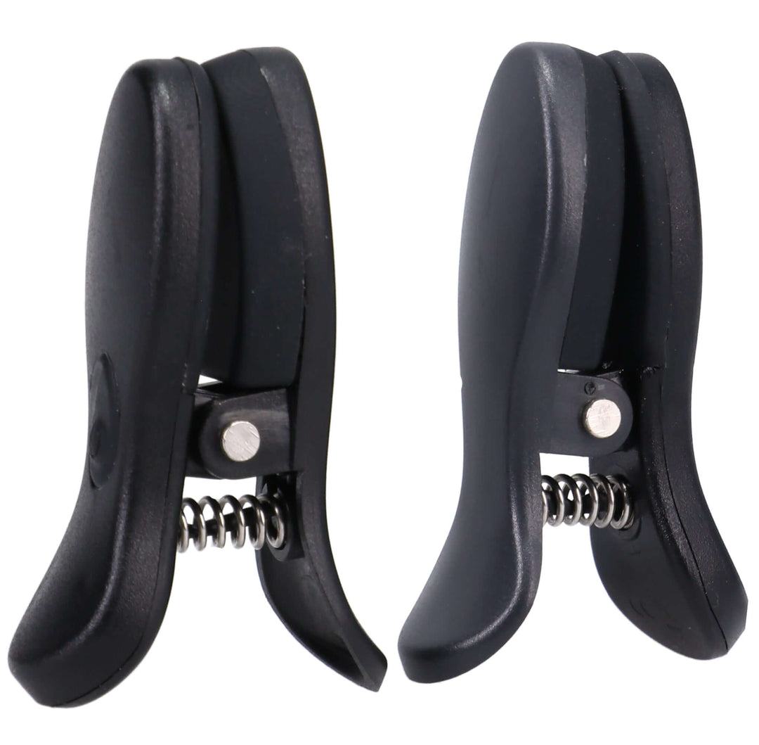 Merci - Vibro Grippers - Wireless Vibrating Nipple Clamps With Rechargeable Case - Black