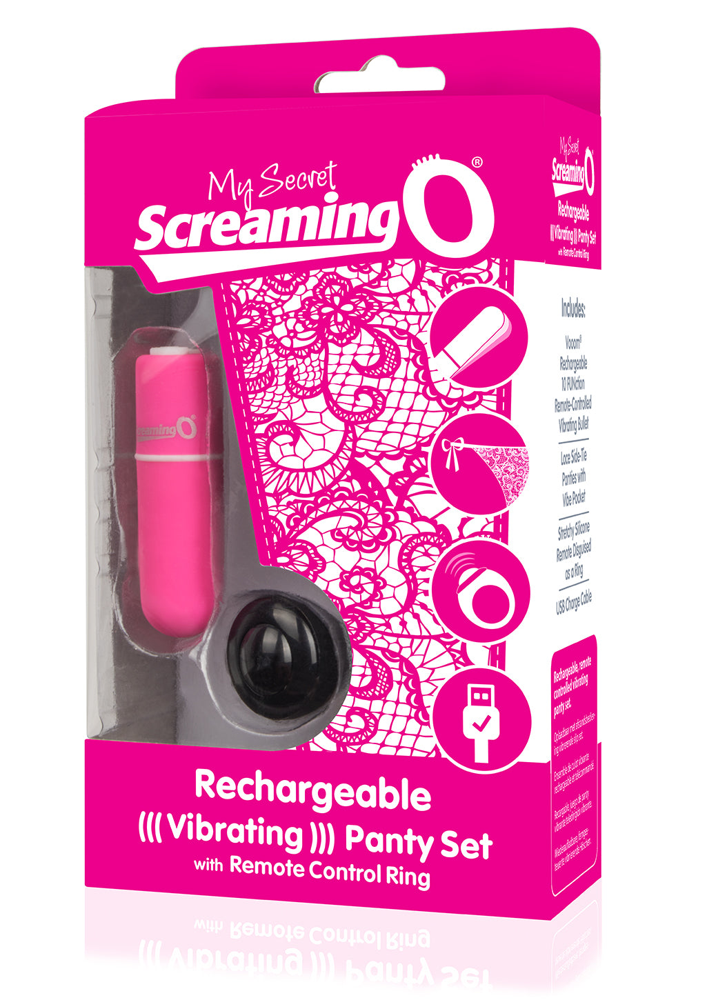 My Secret Charged Remote Control Panty Vibe -  Pink