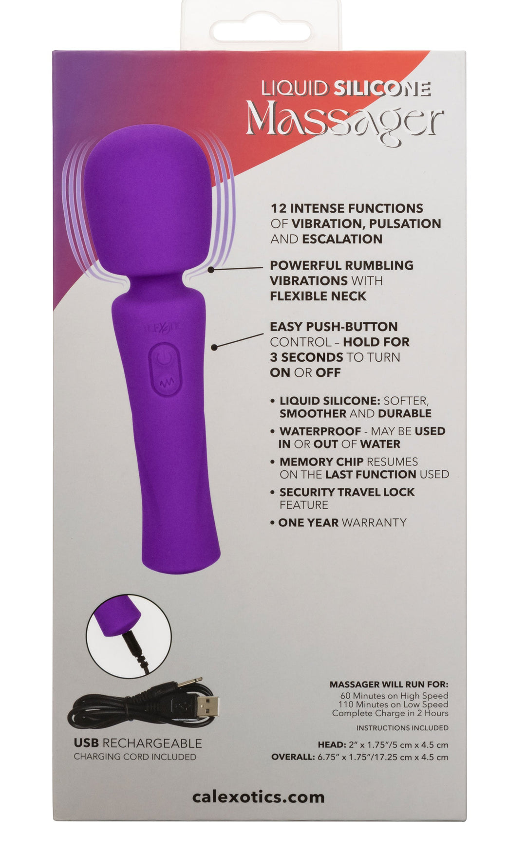 Stella Liquid Silicone Massager - Purple