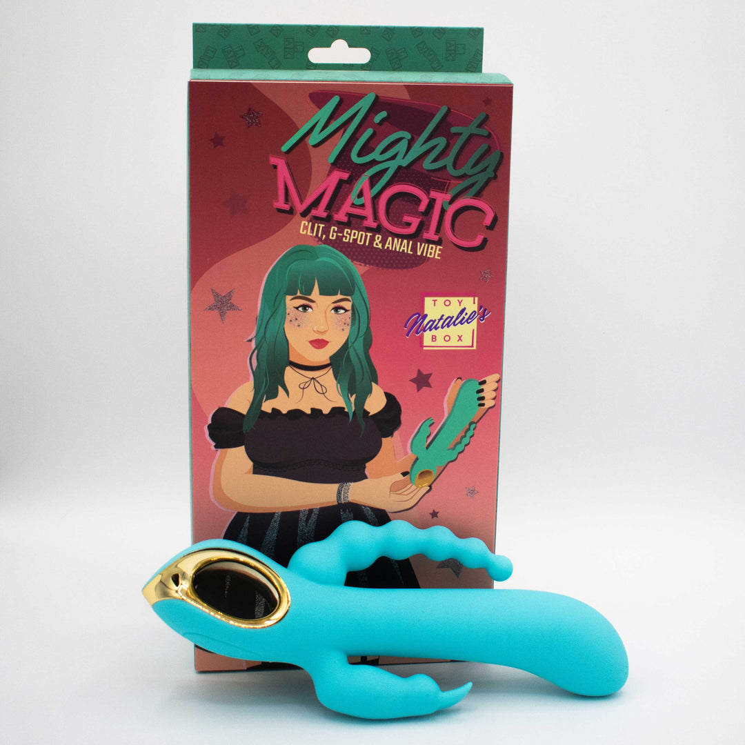 Mighty Magic Clit - G-Spot and Anal Vibrator -  Blue