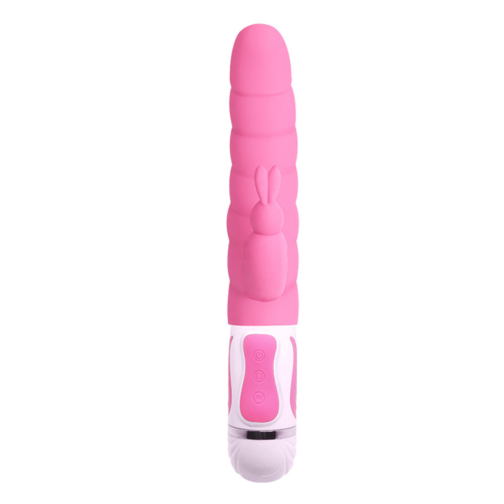 Pretty Love Steven 12 Function Rabbit Style Vibrator - Pink