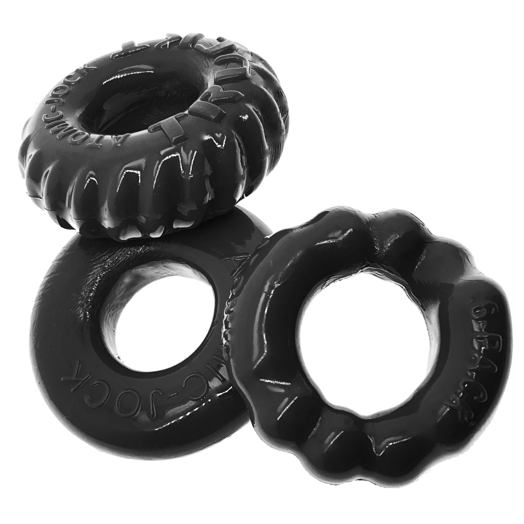 Bonemaker 3-Pack Boner Rings - Black