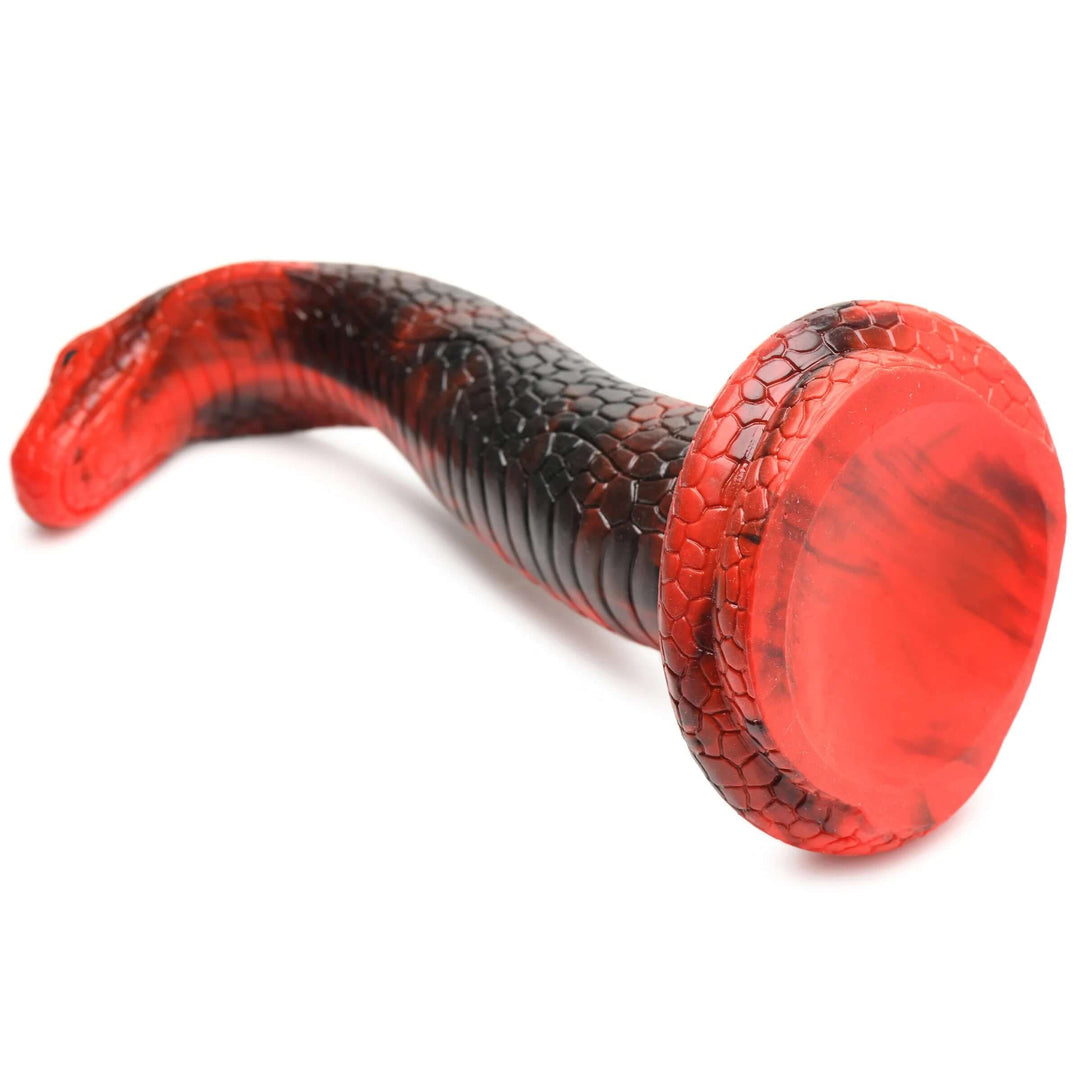 King Cobra King Cobra Silicone Dildo - Red