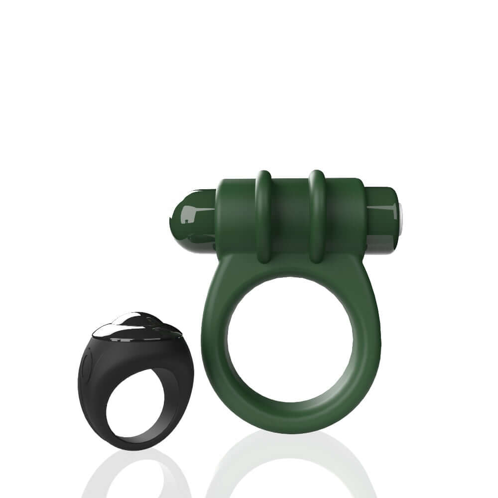 Screaming O Remote Controlled Switch Vibrating  Ring - Green