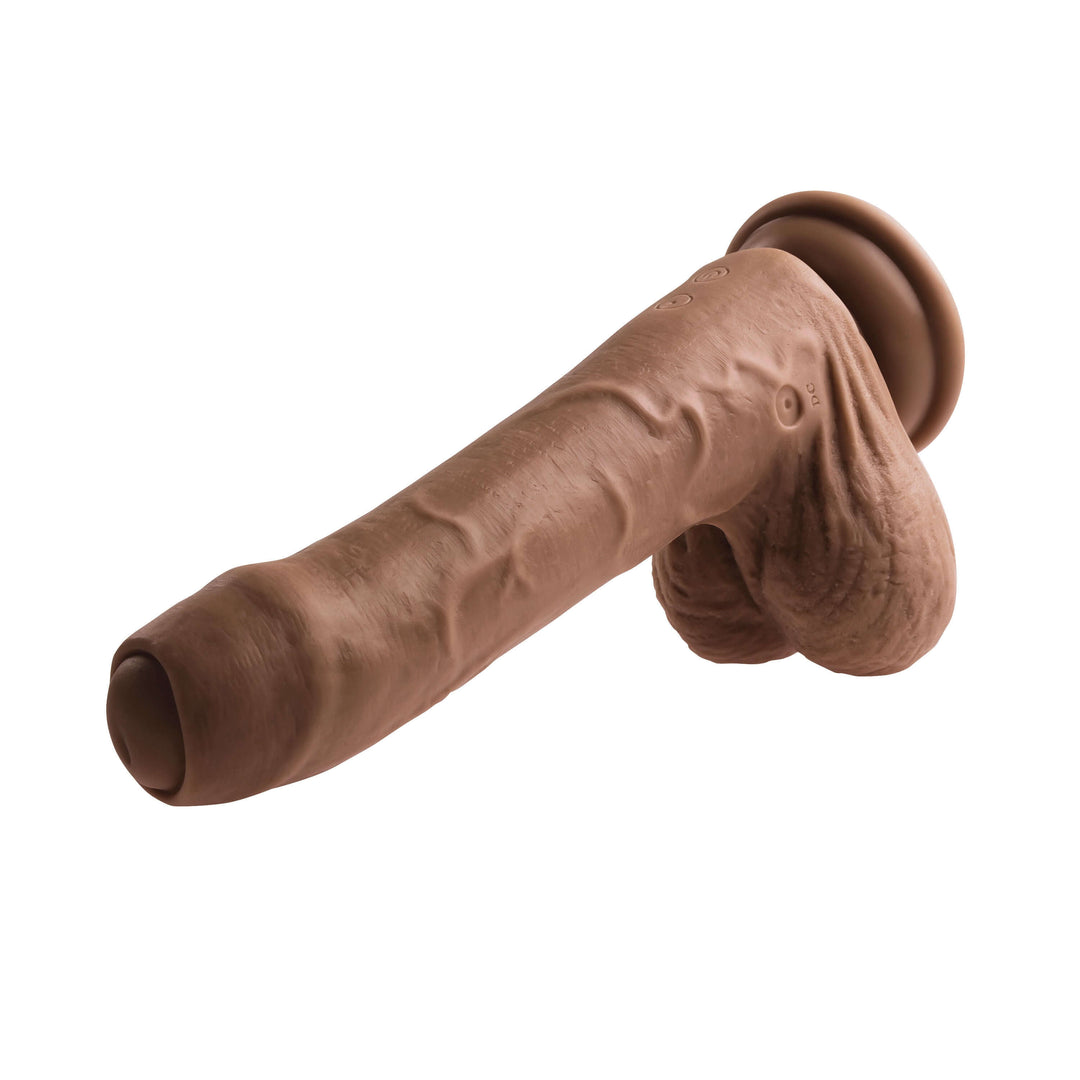 Peek a Boo Vibrating Dildo - Dark