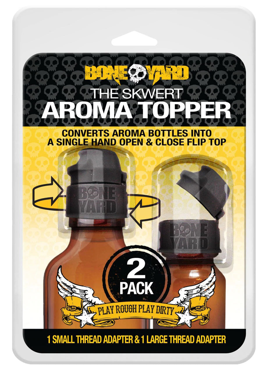 The Skwert Aroma Topper - 2 Pack - 1 Small and  1 Small and 1 Large Thread Adapter