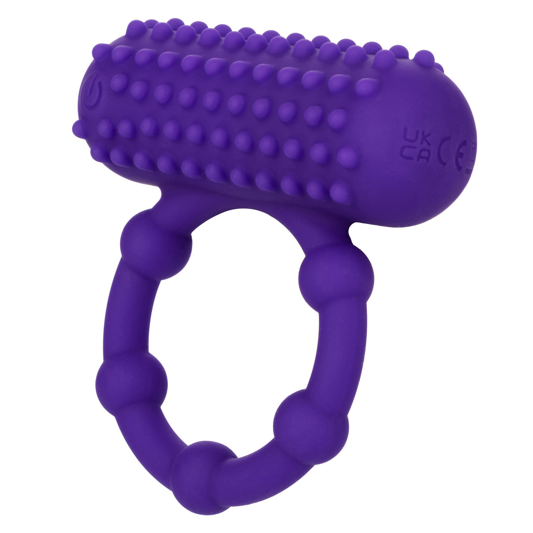 Silicone Rechargeable 5 Bead Maximus Ring - Purple