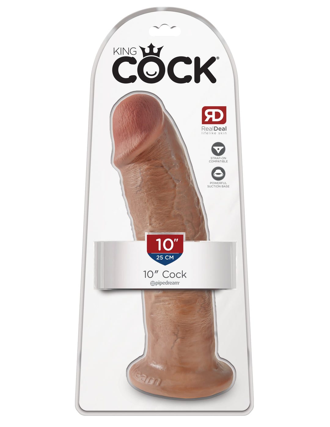 King Cock  10 Inch Cock - Tan