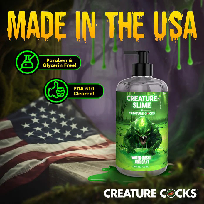 Creature Slime Water Based  Lubricant 16oz