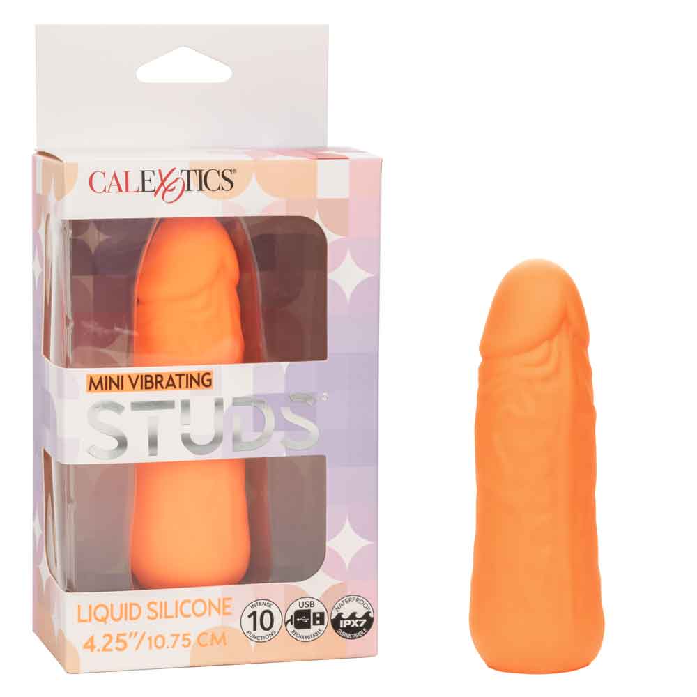 Mini Vibrating Studs - Orange