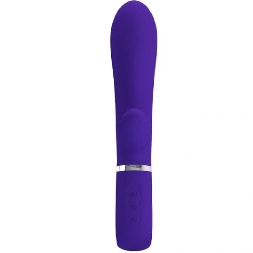 Thomas Super Soft Silicone Rabbit Vibrator -  Purple