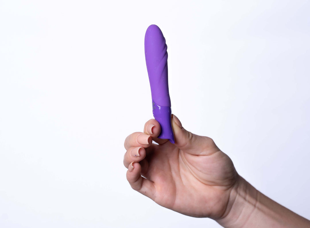 Margo Silicone Textured Bullet Vibrator - Neon  Purple