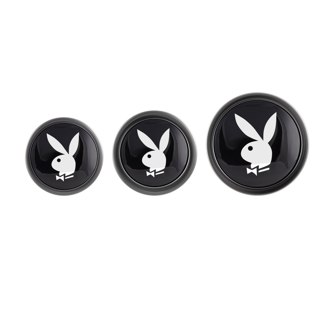 Playboy Pleasure - Pleasure 3 Ways - Butt Plug - Hematite