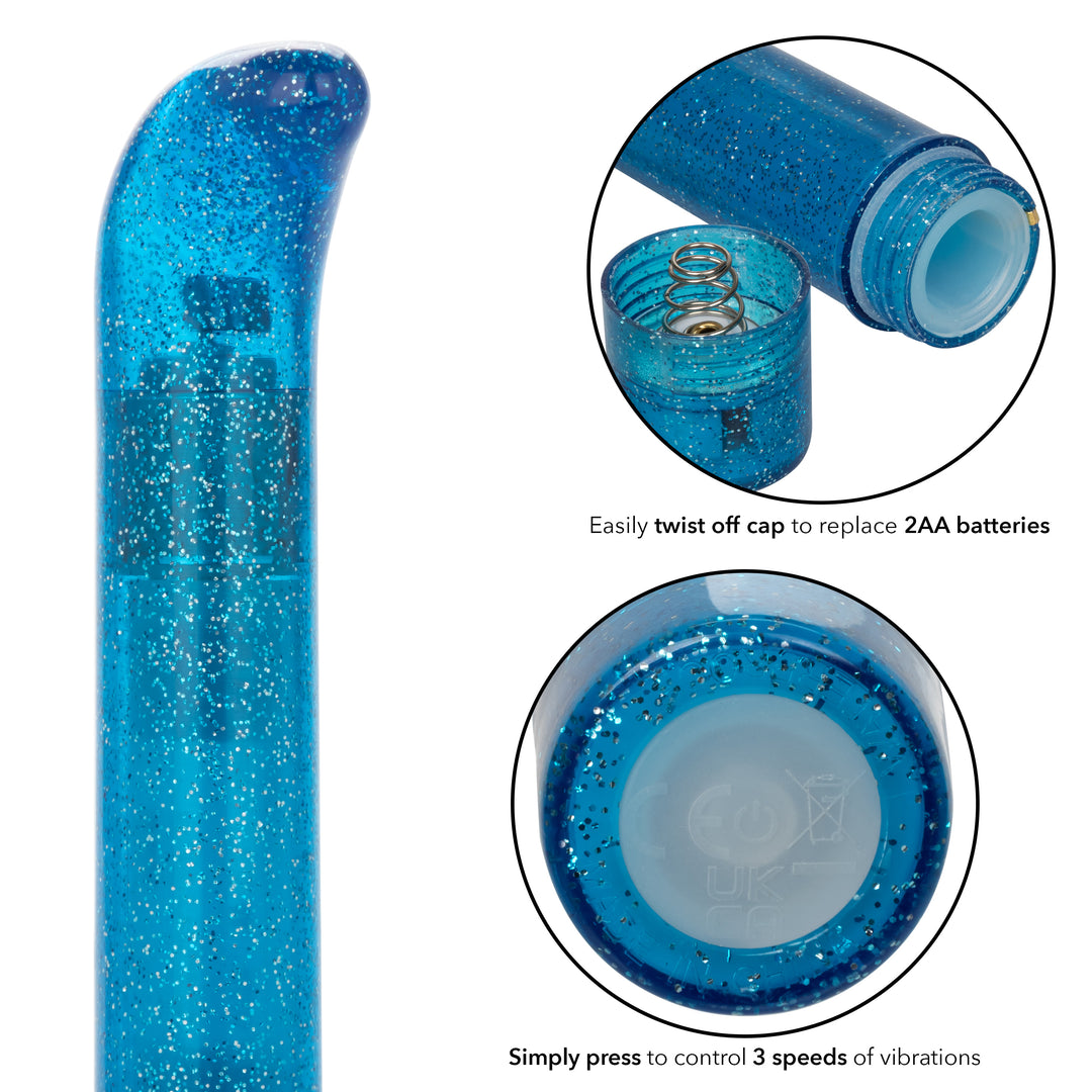 Sparkle Slim G-Vibe - Blue