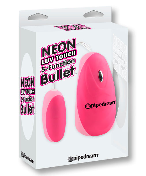 Neon Luv Touch 5 Function Bullet - Pink